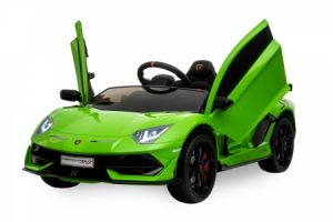 Masinute electrice - Masinuta electrica Lamborghini Aventador SVJ 90W 12V PREMIUM #Verde