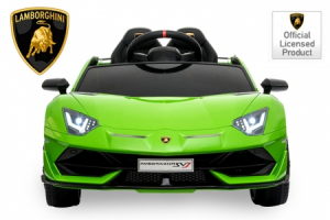 Masinuta electrica Lamborghini Aventador SVJ 90W 12V PREMIUM #Verde [3]