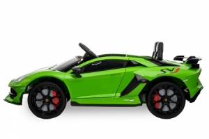 Masinuta electrica Lamborghini Aventador SVJ 90W 12V PREMIUM #Verde [2]