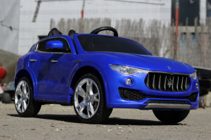 Masinuta electrica Maserati Levante 2x35W PREMIUM #Albastru [3]