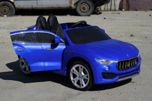 Masinuta electrica Maserati Levante 2x35W PREMIUM #Albastru [4]