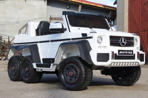 Mercedes G63, 6x6, alb, pentru copii 2-5 ani [2]