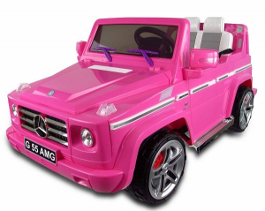 Masinute electrice - Masinuta electrica pentru fetite Mercedes G55, roz