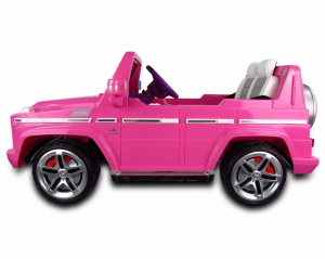 Masinuta electrica pentru fetite Mercedes G55, roz [5]