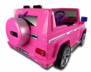 Masinuta electrica pentru fetite Mercedes G55, roz [1]