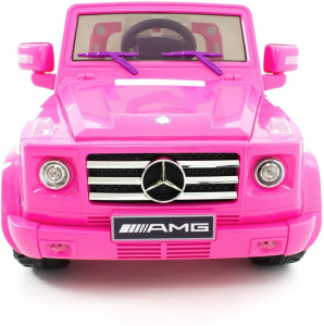 Masinuta electrica pentru fetite Mercedes G55, roz [7]