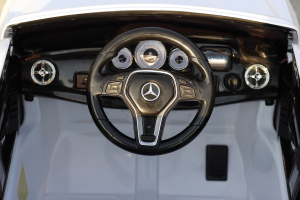 Masinuta electrica copii Mercedes GLK 2 x 35W, alba [5]