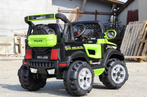 Masinuta electrica pentru copii POLICE BBH-318, verde [6]