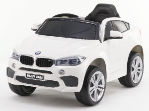 Masinute electrice - Masinuta electrica BMW X6M 2x35W 12V PREMIUM #Alb