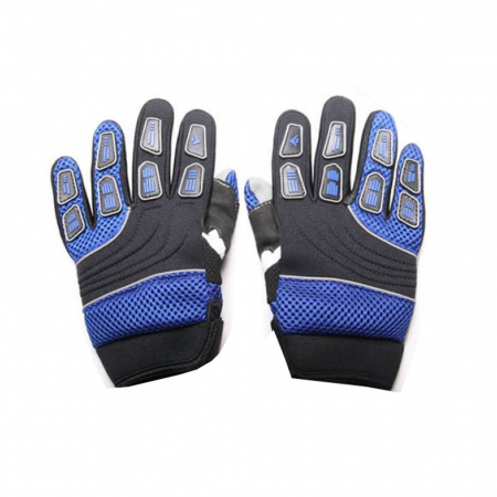 Piese & accesorii - Manusi copii Motocross NITRO MOTORS, Albastru, marime 14