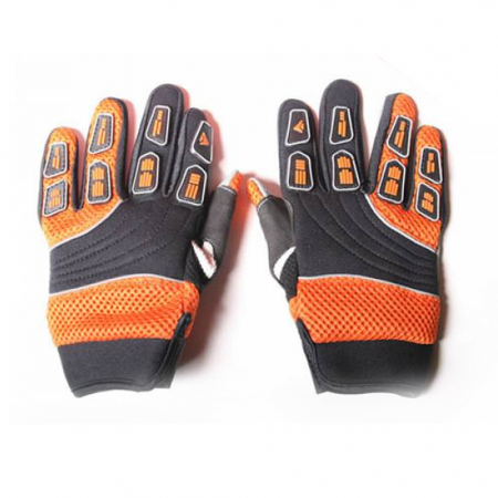 Piese & accesorii - Manusi copii Motocross NITRO MOTORS, culoare Portocaliu, marime 8