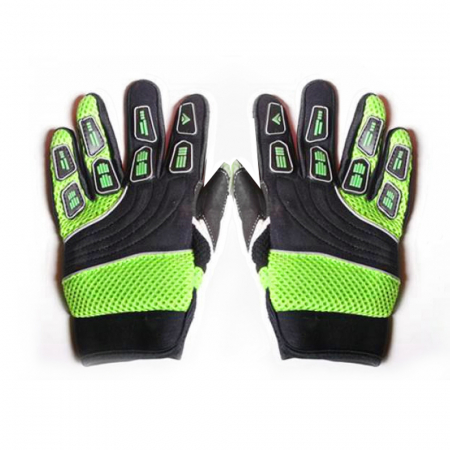 Piese & accesorii - Manusi copii Motocross NITRO MOTORS, culoare Verde, marime 6