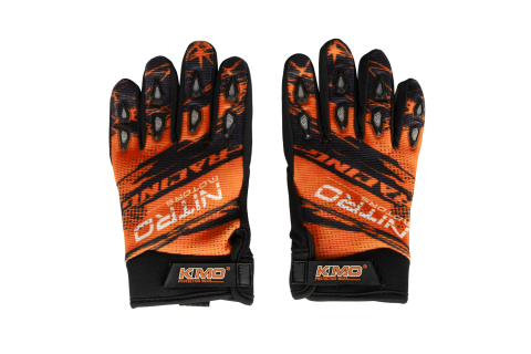 Produse in stoc - Manusi pentru copii KIMO Racing , culoare Portocaliu