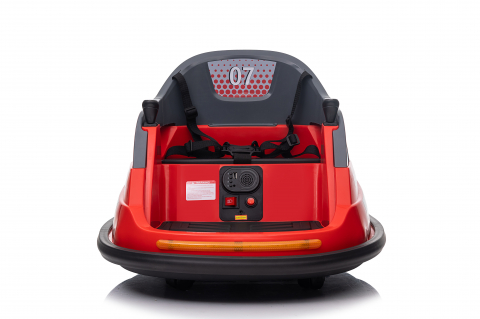 Masinuta busitoare pentru copii, Kinderauto Bumper, telecomanda control parental,  70W 12V, culoare rosie [11]