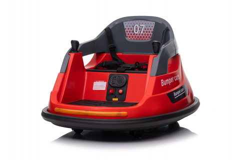 Masinuta busitoare pentru copii, Kinderauto Bumper, telecomanda control parental,  70W 12V, culoare rosie [12]