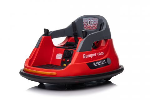 Masinuta busitoare pentru copii, Kinderauto Bumper, telecomanda control parental,  70W 12V, culoare rosie [13]