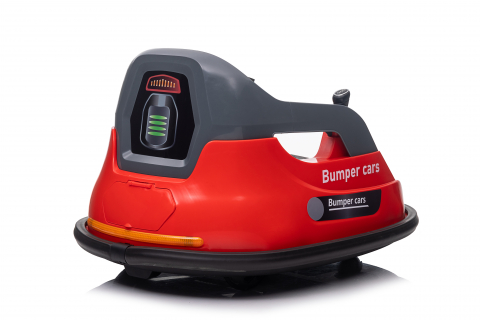 Masinuta busitoare pentru copii, Kinderauto Bumper, telecomanda control parental,  70W 12V, culoare rosie [17]