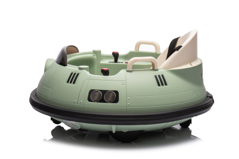Masinuta busitoare cu telecomanda, Kinderauto UFO 360, 80W 12V, culoare verde [3]