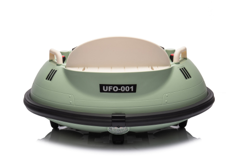 Masinuta busitoare cu telecomanda, Kinderauto UFO 360, 80W 12V, culoare verde [17]