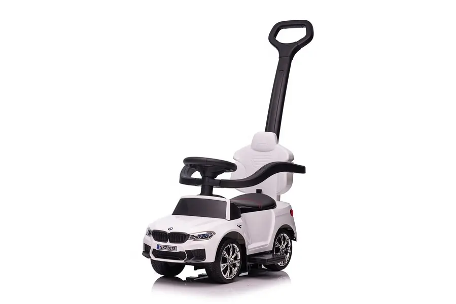 Masinute electrice - Masinuta carucior copii BMW 6V Alb