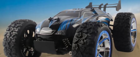 Masinuta RC Monster Truck cu telecomanda, Land Buster, 45km/h, 4x4 [7]