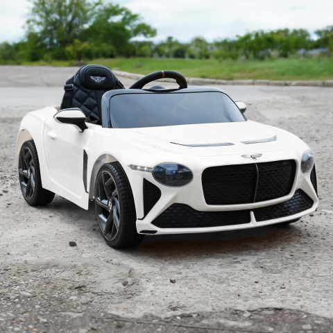Masinuta electrica 4x4, pentru copii, Bentley Bacalar, alba [10]