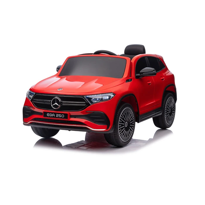 Masinute electrice - Masinuta electrica 4x4, pentru copii, Mercedes EQA 140W 12V premium, culoare Rosu