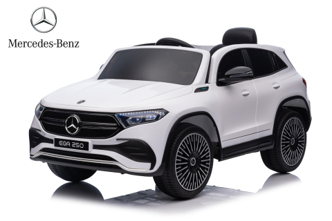 Masinuta electrica 4x4, pentru copii, Mercedes EQA 140W 12V premium, culoare Alba [7]