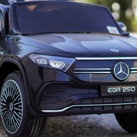 Masinuta electrica 4x4, pentru copii, Mercedes EQA 140W 12V premium, culoare Negru [10]