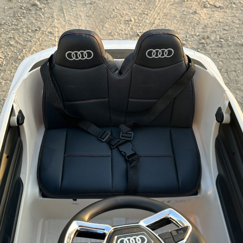 Masinuta electrica pentru copii Audi E-tron Sportback, cu echipare Premium, culoare alba [13]