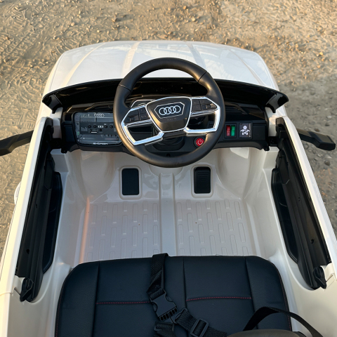 Masinuta electrica pentru copii Audi E-tron Sportback, cu echipare Premium, culoare alba [11]