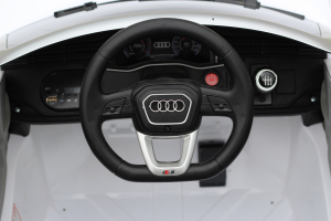 Masinuta electrica Audi Q8 STANDARD 12V #Alb [9]
