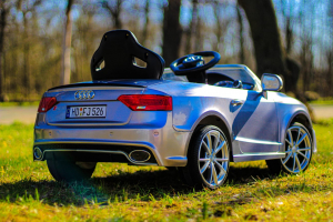 Masinuta electrica Audi RS5 2x35W STANDARD 12V MP3 #Gri [3]