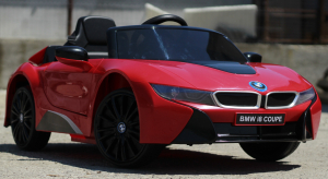 Masinuta electrica BMW i8 Coupe STANDARD #Rosu [2]
