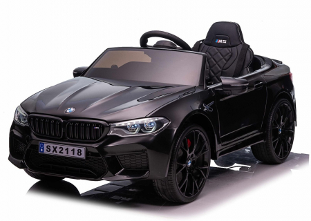 Masinute electrice - Masinuta electrica Bmw M5 Competition, baterie 24V 14Ah, 500W, scaun tapitat, dotari Premium, Drift, negru