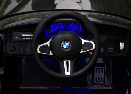 Masinuta electrica Bmw M5 Competition, baterie 24V 14Ah, 500W, scaun tapitat, dotari Premium, Drift, negru [11]