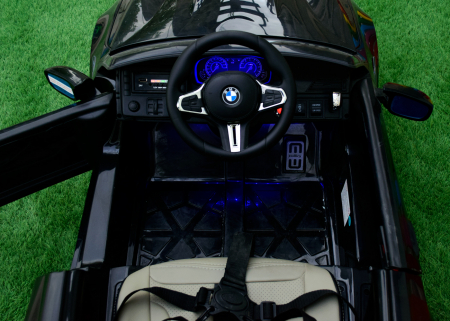 Masinuta electrica Bmw M5 Competition, baterie 24V 14Ah, 500W, scaun tapitat, dotari Premium, Drift, negru [9]