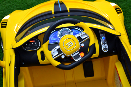 Masinuta electrica Buggati Divo 90W 12V PREMIUM #Galben [5]