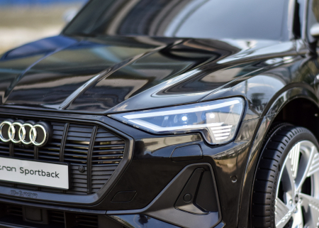 Masinuta electrica copii, 4x4, Audi E-tron Sportback, 12V 140W, culoare neagra [8]