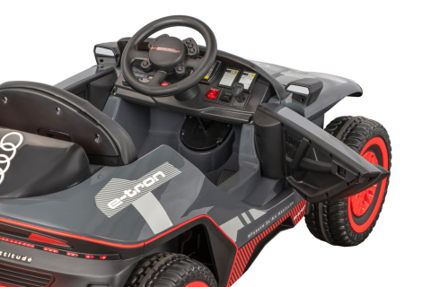 Masinuta electrica pentru copii, Audi RS Q E-tron 80W 12V 7Ah, premium, culoare gri [10]