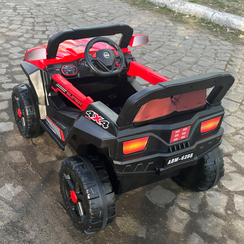 Masinuta electrica copii 4x4, rosie, Kinderauto SuperCar [16]