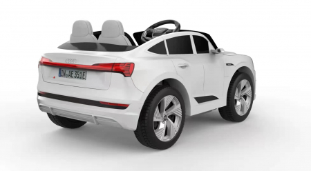 Masinuta electrica pentru copii Audi E-tron Sportback, cu echipare Premium, culoare alba [17]