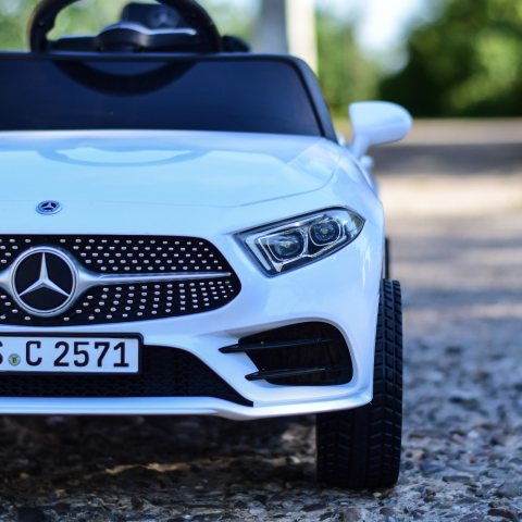 Masinuta electrica copii Mercedes CLS350 50W 12V PREMIUM #Alb [9]