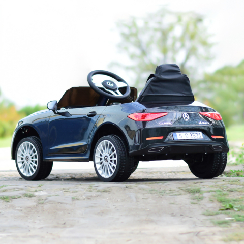 Masinuta electrica copii Mercedes CLS350 50W 12V PREMIUM #Negru [9]