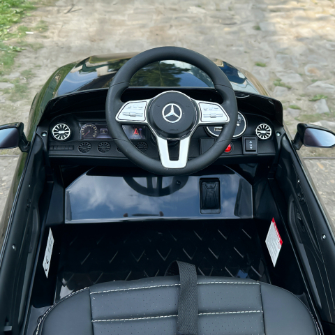 Masinuta electrica copii Mercedes CLS350 50W 12V PREMIUM #Negru [15]