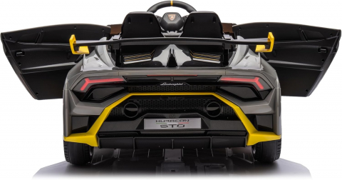 Masinuta electrica cu functie drift Lamborghini Huracan STO, putere 220W, 12V Premium, Gri [7]