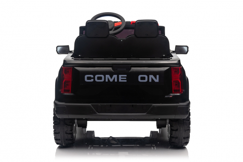 Masinuta electrica de politie pentru 2 copii, Kinderauto Police Patrol, 4x4, 800W, 24V, dotari premium, neagra [4]