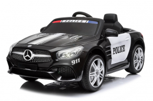 Masinute electrice - Masinuta electrica de politie Mercedes SL500 90W PREMIUM #Negru