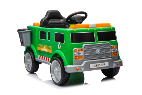 Masinuta electrica copii 2-5 ani, Kinderauto Dumpster, 70W 12V, echipare premium, verde [6]