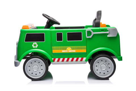 Masinuta electrica copii 2-5 ani, Kinderauto Dumpster, 70W 12V, echipare premium, verde [2]